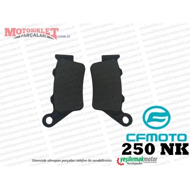CF Moto 250 NK Arka Fren Balatası 2016-2022 - BYBRE MARKA